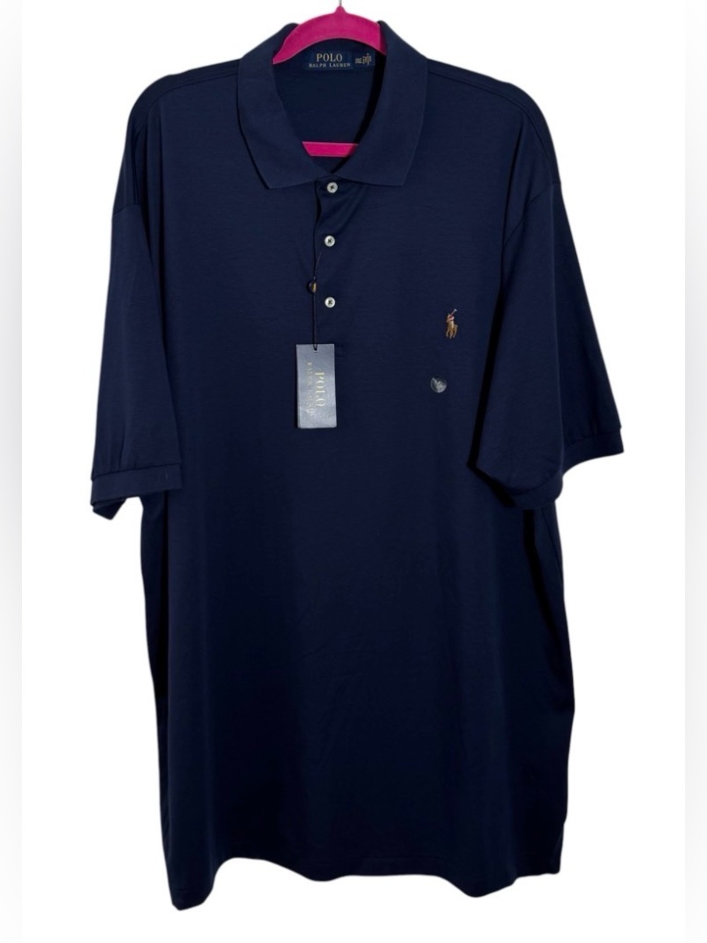 Polo Ralph Lauren Polo Shirt Men’s 2X Tall French Navy Blue Pony NWT